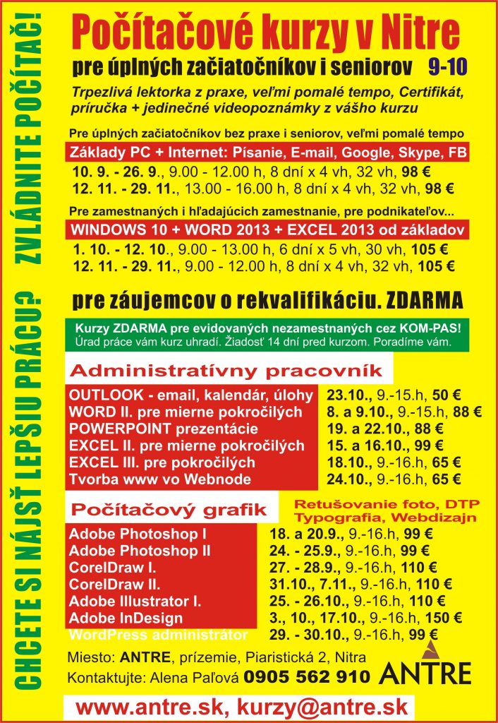 počítačové kurzy